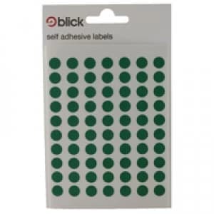 Blick Green Coloured Labels in Bags Pack of 20 RS002659