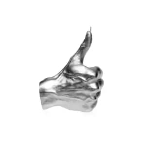Hand OK Thumbs Up Candle – Chrome