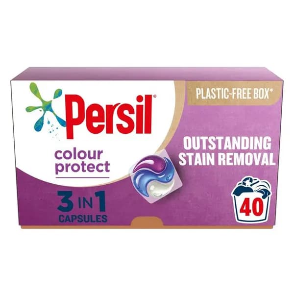 Persil 3-in-1 Colour Protect Washing Capsules 40x Washes