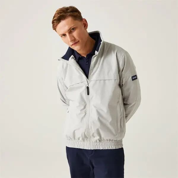 Regatta ShoreBay Jkt II Waterproof Shell - Silver Grey Linear Stripe 2XL