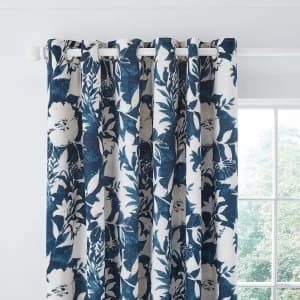 Helena Springfield Moda Lilum Indigo Eyelet Curtain