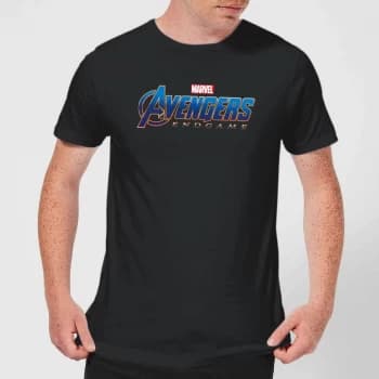 Avengers Endgame Logo Mens T-Shirt - Black - 3XL - Black