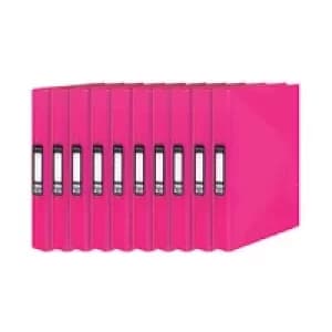 Pukka Brights Ringbinder A4 Pink (Pack of 10) BR-7772