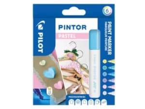 Pilot Pintor Medium Bullet Tip Paint Marker 4.5mm Pastel Assorted Colo