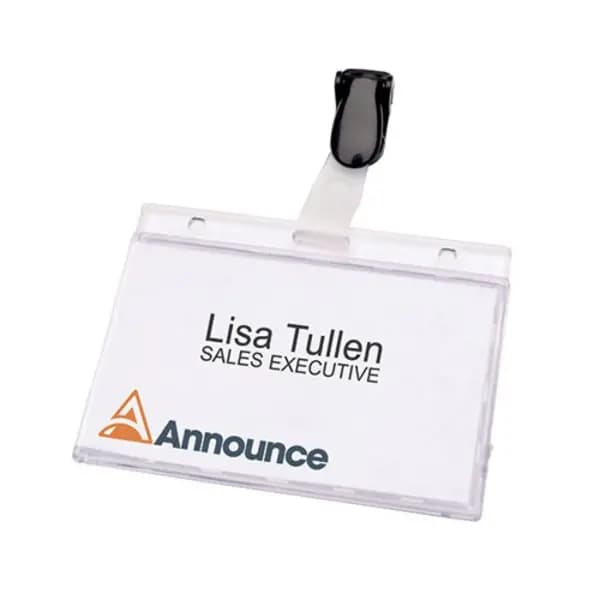 Pavo Announce Security Pass Holder 60x90mm (Pack of 25) PV00925 PV00925