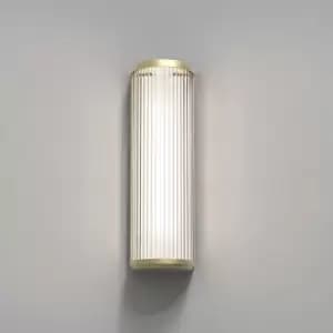 Versailles 400 Phase Dimmable Bathroom Large LED Flush Wall Light Matt Gold