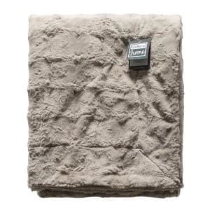 Robert Dyas Gallery Stellan Fur Throw - Taupe