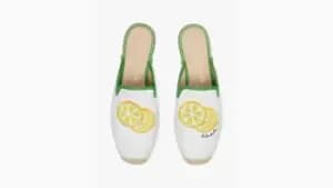 Azura Lemons Espadrille Mules