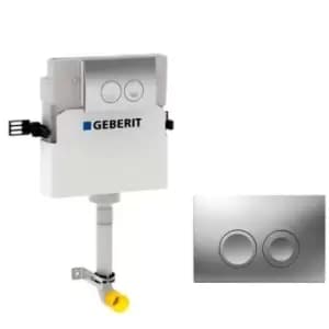 Geberit - Delta 450mm H Concealed Toilet Cistern with Delta 21 Dual Flush Plate