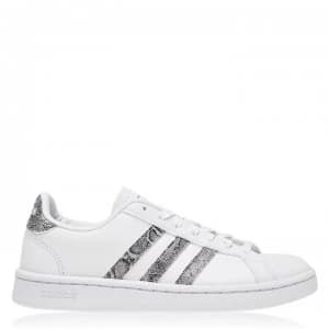 adidas Grand Court Womens Trainers - White/GreySnake