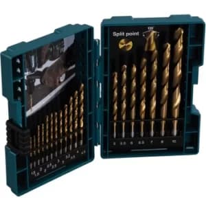 Makita 19 Piece HSS-Tin Metal Drill Bit Set
