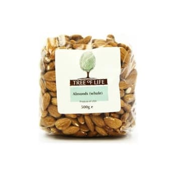 Almonds - Whole - 500g x 6 - 83336 - Tree Of Life