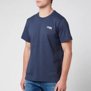 Tommy Jeans Mens Regular Corporate Logo T-Shirt - Twilight Navy - L