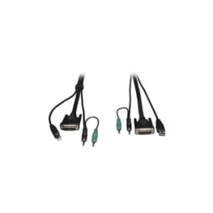 DVI USB Audio KVM Cable 15ft