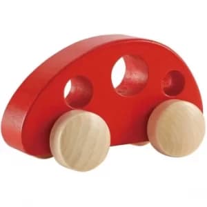 Hape Mini Van Wooden Pull Along Toy (Red)