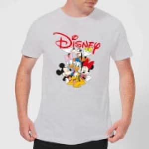 Mickey Mouse Disney Crew Mens T-Shirt - Grey - 3XL