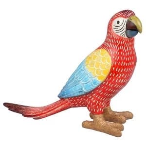 Scarlet Macaw Parrot Ornament