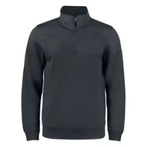 Clique Unisex Adult Basic Active Quarter Zip Sweatshirt (M) (Black)
