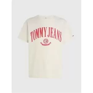 Tommy Jeans Tjm Rlx Modern Prep 1 Tee - Beige