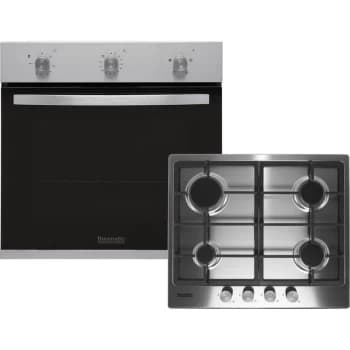 Baumatic BGPK600X Integrated Gas Hob Electric Single Oven