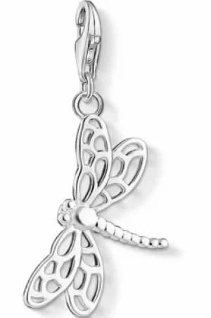 Ladies Thomas Sabo Sterling Silver Charm Club Dragonfly Charm 1341-001-12