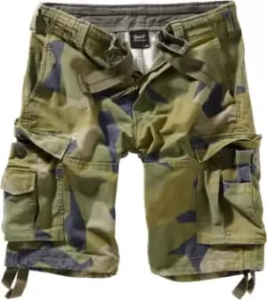 Brandit Vintage Classic Shorts, green-multicolored, Size 2XL, green-multicolored, Size 2XL