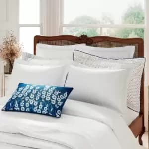 V&A Samara Double Duvet Cover, White