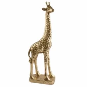 Gold Resin Giraffe Ornament 52cm