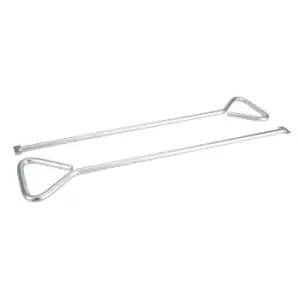 Silverline Manhole Cover Keys T-End 2pk 620mm 639345