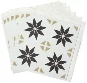 D-C-Fix Stars Self Adhesive Vinyl Wall Tiles - Natural