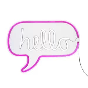 #winning Neon LED Hello Light