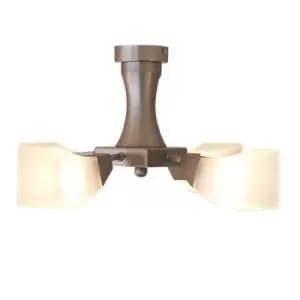Chievo Semi Flush 4 Light G9 Satin Chrome