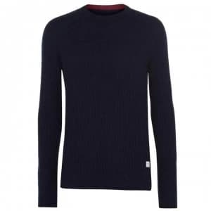 Jack and Jones Originals Jorpannel Jumper - Navy Blazer