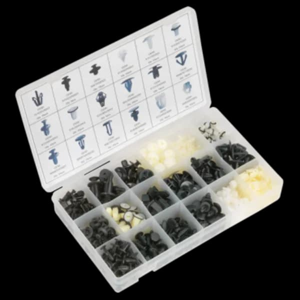 Genuine SEALEY BTC09 Trim Clip Assortment for Honda 418pc