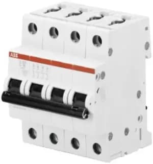 Abb S204-C40 Circuit Breaker, Thermal Mag, 4 Pole