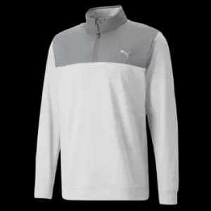Puma Cloudspun 1/4 Zip - QUIET SHADE/High Rise - L