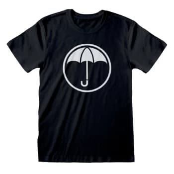 Umbrella Academy - Umbrella Icon Unisex Large T-Shirt - Black