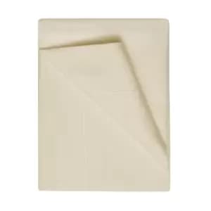 Belledorm 400 Thread Count Egyptian Cotton Flat Sheet (Single) (Cream)