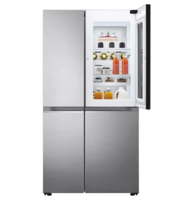 LG GSQV90PZAE American InstaView Fridge Freezer Shiny Steel E Rated
