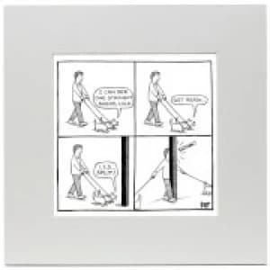 Off the Leash Split Art Print