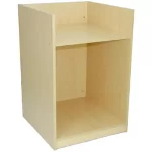 MonsterShop TB60 Reception Cash Till Desk, Maple, 60cm x 90cm x - Maple
