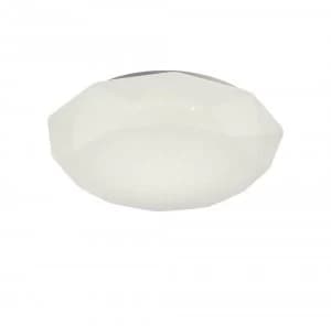 Flush Ceiling Light 41cm, Round 36W LED, 3000K, 2600lm