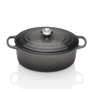 Le Creuset Signature Cast Iron Oval Casserole 29cm Flint