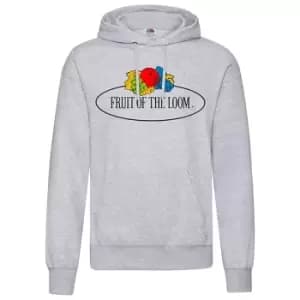 Fruit of the Loom Unisex Adult Vintage Hoodie (XXL) (Grey Heather)