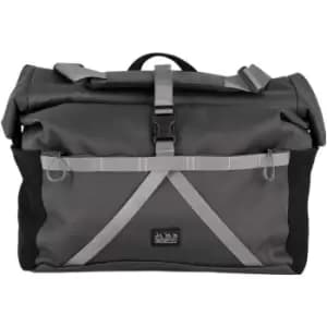 Brompton Borough Roll Top Bag with Frame - Grey