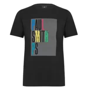 Paul Smith Box Script T-Shirt - Black