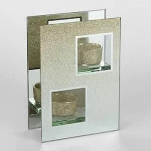 HESTIA? Gold Double Tealight Holder