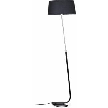 Faro Hotel - 1 Light Floor Lamp Chrome, Black, E27