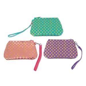 Golden Heart Make Up Bag