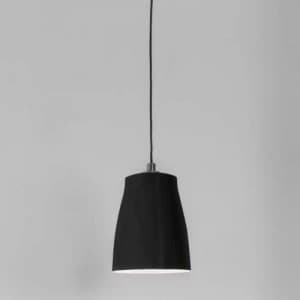 1 Light Large Ceiling Pendant Matt Black, E27